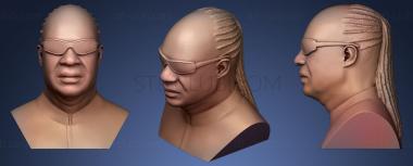 3D model Stevie Wonder (STL)